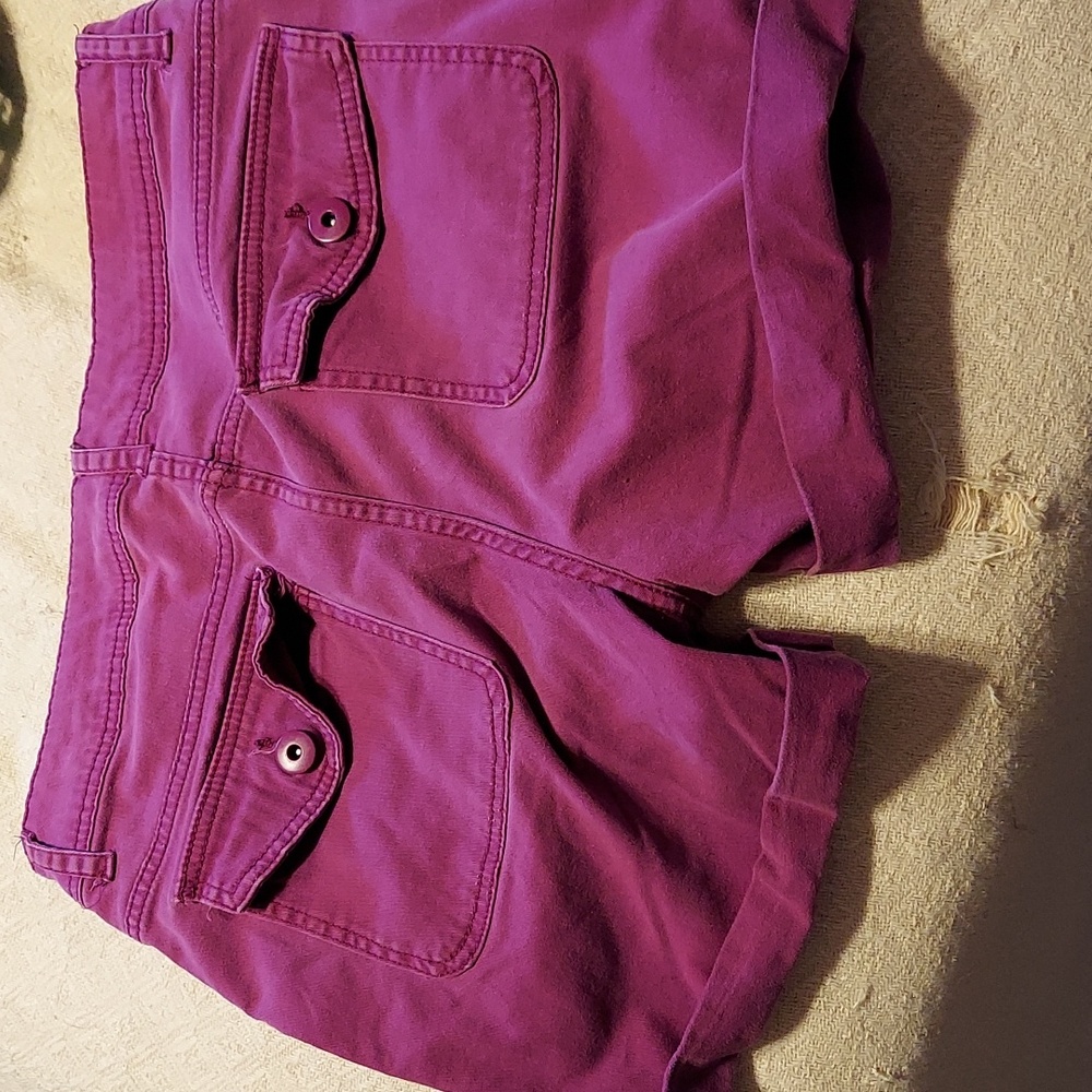 Fuschia Purple Shorts 10 women's Faded Glory